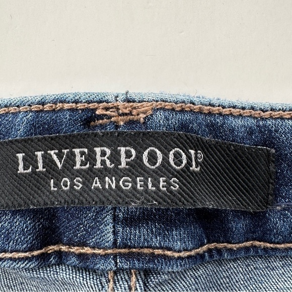 Liverpool “the ankle  skinny” jeans in stretch denim, medium rise - Picture 10 of 14